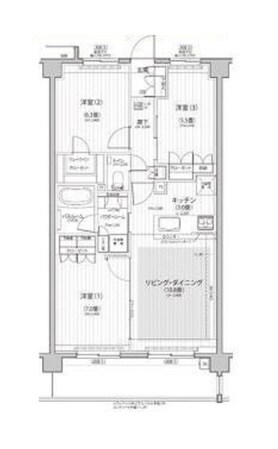 Nステージ東小金井の物件間取画像